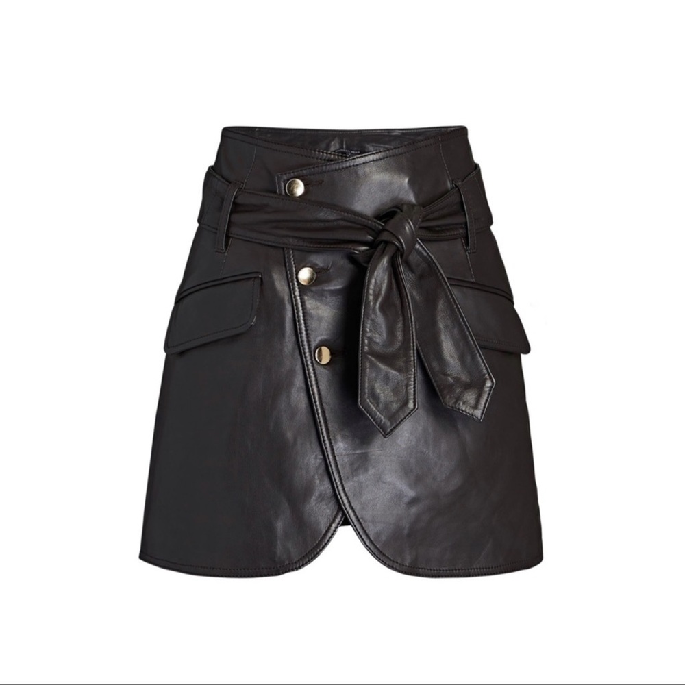 Leather skirt worn once size 4 marissa Webb